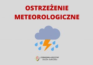 Ostrzeżenie meteorologiczne. Burze